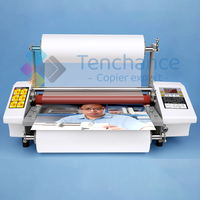 Vente chaude A3 A4 plastifieuse manuelle Double face vitesse réglable laminage à chaud et à froid prix compétitif Machine