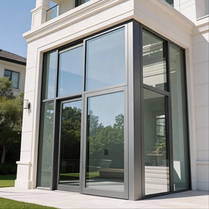 Ventanas Abatibles Modernas <span class=keywords><strong>de</strong></span> Aluminio <span class=keywords><strong>de</strong></span> Alta Calidad con Vidrio Resistente a Huracanes <span class=keywords><strong>para</strong></span> Casa o Villa - Insonorizadas y con Certificación Energy Star - Product Image 1