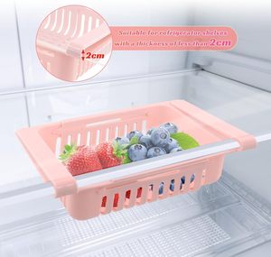 ตะกร้าเก็บของในตู้เย็นแบบยืดหดได้ Diyunte Kitchen กล่องเก็บอาหาร - Product Image 3