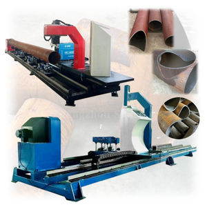 Machine de dé<span class=keywords><strong>coupe</strong></span> plasma pour tuyaux ronds industriels, machine de dé<span class=keywords><strong>coupe</strong></span> plasma CNC à trois axes pour tubes et tuyaux - Product Image 1