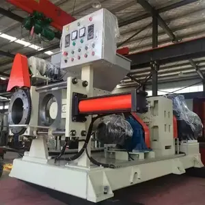 Single screw rubber extruder and rubber filter with rectangular gearbox, high quality rubber extruder, small feed extruder