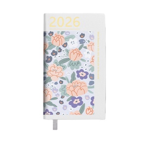 สมุดโน้ตปกพิมพ์ลายบึงบัวเขียว ดีไซน์ A6 ปี 2026 ปกแบบกำหนดเอง สมุดโน้ตสำหรับสำนักงาน โรงเรียน และนักเรียน - Product Image 2