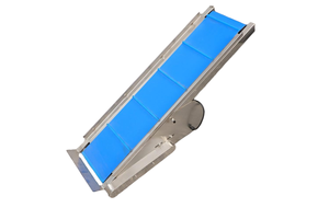 Nouveau Convoyeur à Bande Sanitaire de Qualité Alimentaire pour Grains Emballés et Snacks, Bande en Acier Inoxydable, Vitesse Réglable, Composants Clés - Roulements - Product Image 5