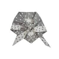 Jilbab Segitiga Satin Motif Polkadot Warna Kontras untuk Wanita, Musim Semi Gugur, Modis, Serbaguna, Multifungsi, untuk Leher dan Luar Ruangan