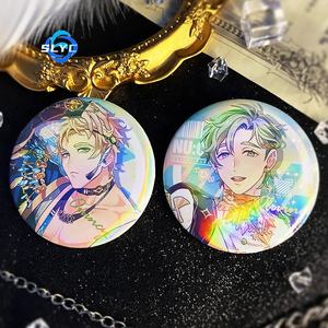 <span class=keywords><strong>Nu</strong></span> Carnaval Jeu Anime Edmond Olivine Kuon Métal Émail Laser Badge Anime Otaku Cadeau - Product Image 3