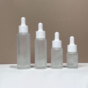 บรรจุภัณฑ์ผลิตภัณฑ์บำรุงผิวแบบแก้ว ขวดหยดทรงเหลี่ยมพิมพ์โลโก้ได้ ขนาด 50 มล. พร้อมกล่องบรรจุภัณฑ์ - Product Image 6