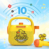 Système de karaoké portable avec micro et Bluetooth pour enfants, réduction intelligente du bruit, lecture de carte TF, lecture Bluetooth