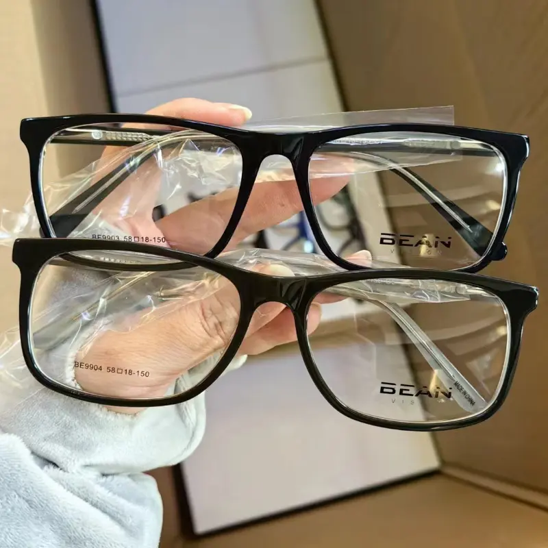 Acetate square glasses clearance inventory ready to ship high quality acetate frames optical glasses for men and women