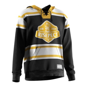 Uniformes Deportivos Personalizados para Equipos, Uniformes de Campo Extra Grandes para Damas, Camisetas de Práctica de Hockey sobre Hielo, Sudadera con Capucha Morada - Product Image 3