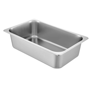 Equipo para Restaurantes de Comida Rápida, Recipiente Gastronorm GN de Acero Inoxidable 304, Recipiente Rectangular para Alimentos, Bandeja para Helados y Salsas, Calentador de Alimentos - Product Image 2