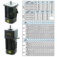 50/60HZ 110V 220V 380V 1400 RPM Type de vitesse constante électrique moteur à Induction monophasé 250W Micro motoréducteur à courant alternatif