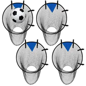 Soccer Aid Top Bins Target Goal Net Set Easy to Attach and Detach to goals for Corner Shooting Top Corner Target Nets