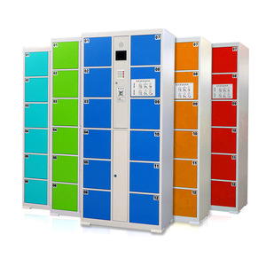 Armario Electrónico Zheng Guan de Chongqing, 24 Puertas, 1800*850*460mm, con Huella Dactilar y Código de Barras, para Almacenamiento en Oficina - Product Image 1