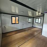 Casa contenedor modular expandible con estructura de acero, paredes de panel sándwich, resistente al fuego, al agua y al viento, aislamiento, casa prefabricada