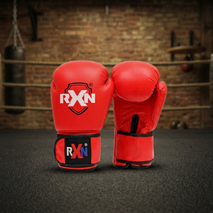 Gants d'entraînement de boxe RXN avec sangle de poignet en velcro pour adultes - Product Image 3