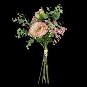 Ramo de Flores Artificiales Realistas al Precio de Fábrica, Decoración de Boda para Novias - Product Image 1