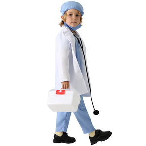 Traje de médico Cosplay ropa Tv película quirófano niño dentista pequeño Doctor bata quirúrgica niños - Product Image 1