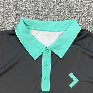 Chemises et polos de tir à manches courtes noirs à manches courtes série de sports d'équipe personnalisés avec sérigraphie et sublimation - Product Image 5