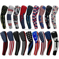 Manchon de compression de bras de sport personnalisé PURE Double couche de manchon de bras de baseball rembourré avant-bras manchon de poignet jeu