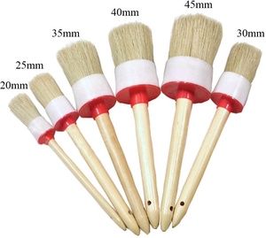 CIC doux cheval cheveux <span class=keywords><strong>Auto</strong></span> détaillant <span class=keywords><strong>brosse</strong></span> pas de rayures voiture soin voiture cuir siège <span class=keywords><strong>brosse</strong></span> de nettoyage - Product Image 2