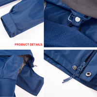 Veste de Ski avec Logo personnalisé pour hommes, 3 en 1, vêtement de travail, imperméable et détachable, manteau polaire à capuche, collection automne et hiver
