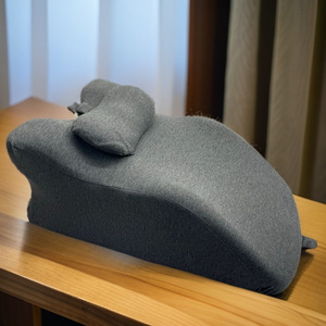 Memory Foam <b>Pillow</b> Wedge Shape Medium Firmness For Stomach Sleepers Adult Use Oblong Design Machine Washable - Product Image 1