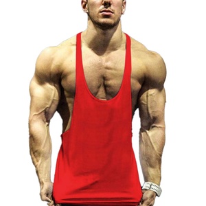 OEM Breathable Knitted Workout Tank Top Gym Stringer Vest <b>Singlet</b> Sleeveless Men Sublimated <b>Running</b> - Product Image 4
