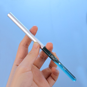 Professional UV Gel Nail Art Brush <b>Set</b> Nylon Flat Hair Acrylic Handle Liner Brushes <b>Crimped</b> Ferrule with Lid - Product Image 5