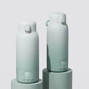 Productos de alimentación rápida para bebés, 17oz de capacidad, recargable por USB, función de mantener el calor de larga duración, calentadores de agua de leche portátiles para bebés - Product Image 1