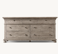 Meubles de chambre à coucher de luxe de haute qualité, commode de chambre à coucher en bois massif avec tiroirs