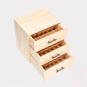 Usine Affichage Parfum Transporteur Cas En Bois <span class=keywords><strong>Doterra</strong></span> 5ml 10ml 15ml Huiles Essentielles Bouteille En Bois Boîte De Rangement Armoire - Product Image 1