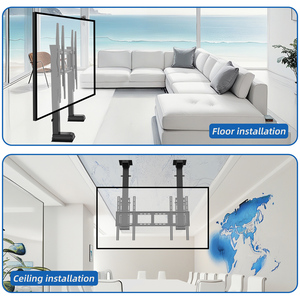 Support de télévision motorisé pour plafond, pour téléviseurs de 52 à 100 pouces, capacité de charge lourde de 50 kg, élévateur de télévision pour plafond avec télécommande - Product Image 5