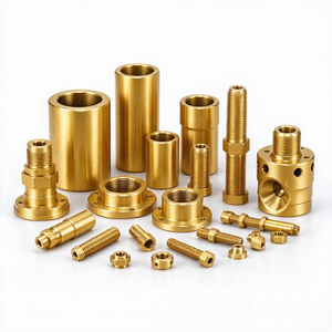 Composants CNC en laiton usinés sur mesure, bagues de raccordement de précision et raccords filetés pour fluides, service d'usinage OEM pour applications pneumatiques - Product Image 2