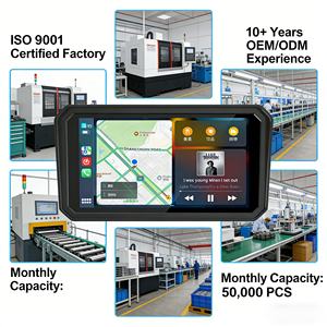 Pantalla Inteligente para Motocicleta 2026, Pantalla Táctil de 6 Pulgadas, Navegador GPS, CarPlay Inalámbrico, Android Auto, IP67 Impermeable, Moto Carplay OEM - Product Image 2