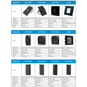 เครื่องอ่าน RFID ราคาถูกพร้อม WG26และเอาต์พุต WG34