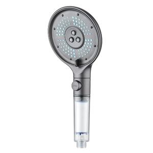 Grifo de lujo para baño, ABS, alta presión, cinco modos, masaje, cabezal de ducha de mano, filtro, botón de parada de un toque, juego de manguera de Ducha - Product Image 4