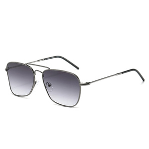 Gafas de Sol de Piloto con <span class=keywords><strong>Lentes</strong></span> Curvas de Doble Haz <span class=keywords><strong>para</strong></span> Hombre, Novedad de 2025, Protección UV400, Gafas de Sol Cuadradas con Marco de Acero Inoxidable Grande <span class=keywords><strong>para</strong></span> <span class=keywords><strong>Mujer</strong></span> - Product Image 5