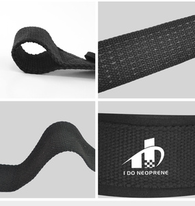 Özel Logo neopren yastıklı spor ağırlık kaldırma bilek kayışı spor antreman powerweightlifting halter egzersiz için - Product Image 6