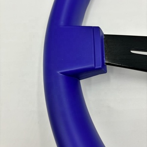 Volante Deportivo Universal ABS Azul de 14 Pulgadas y 7 cm de Profundidad, Estilo JDM - Product Image 4