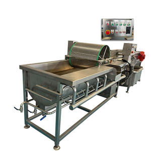 Machine à laver les légumes automatique à tambour rotatif, machine à laver les fruits mangue, machine à nettoyer les noix de noisette et les noix - Product Image 1