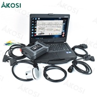 SÜPER MB PRO M6 DoIP M6 Benz Otomobil Kamyon Oto Teşhis Cihazı DTS Monaco&Vediamo DAS XENTRY WIS EPC+CF53 Dizüstü Bilgisayar