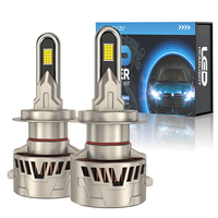 HYNBYZJ Phare LED Auto 12V, Lampe Camion 24V, LED Canbus 6000K 140W 30000LM, Ampoule H1 H4 H7 H11 9005, Phares de Voiture Modifiés