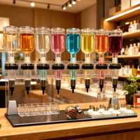 Nouveau design de distributeur de parfum à 8 têtes sur pied, pompe de distribution de parfum, bar à parfum, distributeur de liquide