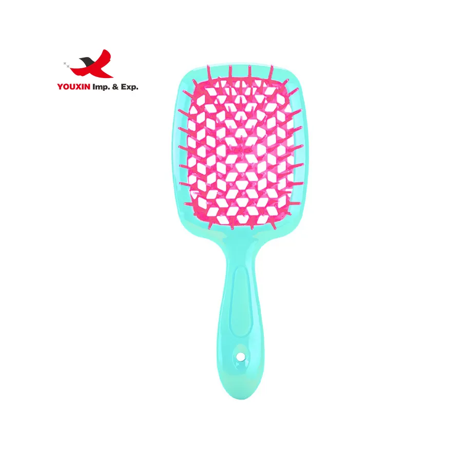 Wholesale ABS Detangling Vent Shower Hair Brush for Curly Thick Straight Hair