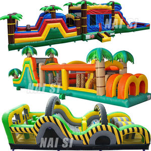 Parcours d'obstacles gonflable avec toboggan et trampoline, <span class=keywords><strong>pour</strong></span> enfants et adultes, <span class=keywords><strong>jeux</strong></span> <span class=keywords><strong>gonflables</strong></span> - Product Image 6