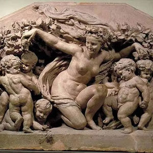 Оголая женщина, лучшая низкая цена, заводская цена, домашний декор, скульптура из стекловолокна, Настенный декор по индивидуальному заказу - Product Image 1