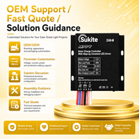 Contrôleur solaire MPPT 3240 3.2V 40W 20A Sukite, excellent rapport qualité-prix, installation facile pour les projets de lampadaires solaires publics