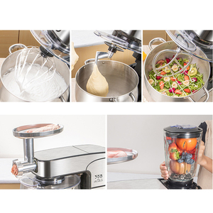 Robot pâtissier sur socle 6 vitesses 5,5 L avec fonction de fermentation, logo personnalisé, vente chaude, 68-75 dB, pour usage domestique - Product Image 6