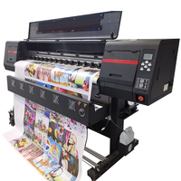 China Fabricación de impresoras de inyección de tinta de gran formato plotter gráfico imprimente ecosolvente