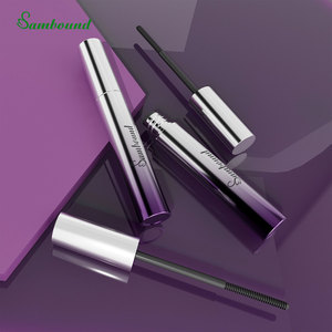 Flacon de mascara personnalisé en PETG, conteneur cosmétique rond en plastique, emballage dégradé plaqué sous vide avec bouchon intérieur en NBR - Product Image 5